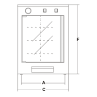 Disegno tecnico VETRINETTA PIZZA