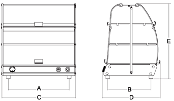 Disegno tecnico VISTA BOLD P3
