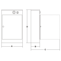 Disegno tecnico STER UVC 24W