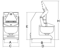 Disegno tecnico TUFF 10 EL