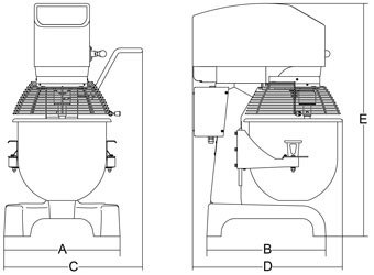 Disegno tecnico PLUTONE 20 T
