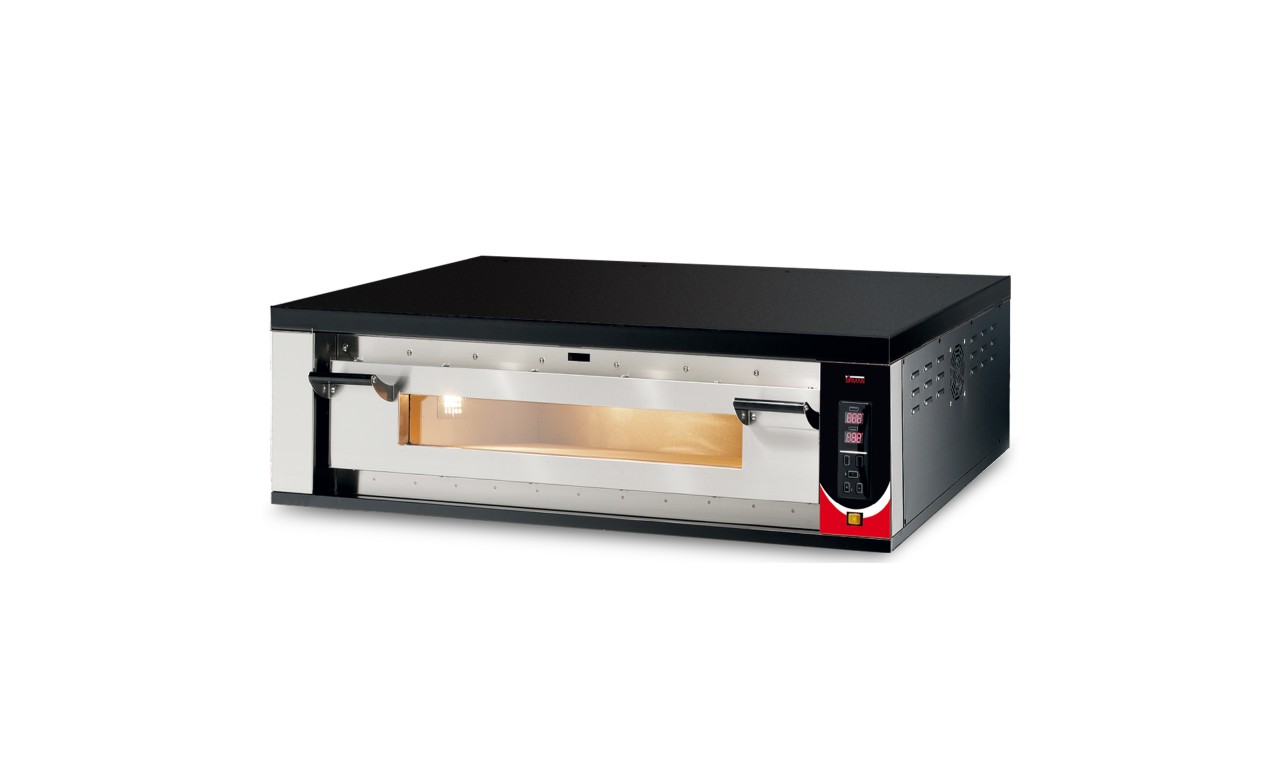 De Longhi Forno Pizza Elettrico Potenza 1200 Watt Temperatura 400 °C con Pietra Refrattaria Antiaderente colore Nero - 917